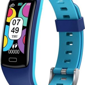 CatShin Smartwatch (0,96 Zoll, Android, iOS), Kinder Mädchen Jungen Jugendlich Armbanduhr Uhren mit Schrittzähler