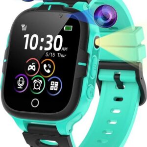 ELEJAFE Smartwatch (1,44 Zoll, Android iOS), SmartWatch Kinder 16 Spiele-MP3 Musik Taschenlampe Wecker Geschenk