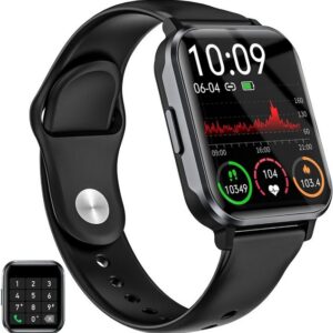 Gardien Smartwatch (1.83 Zoll, Andriod iOS), mit Telefonfunktionr Fitnessuhr 100+ Sportmodi Pulsuhr SpO2-Monitor