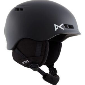 Anon Kids' Burner Ski & Snowboard Helmet, Black, LX