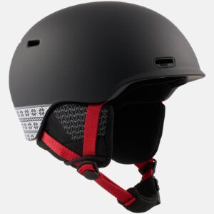 Anon Kids' Oslo WaveCel Ski & Snowboard Helmet, Cabin Black, LX