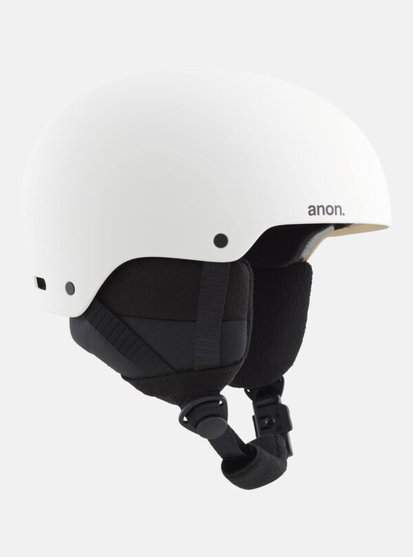 Anon Kids' Rime 3 Ski & Snowboard Helmet, White, LX