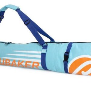 BRUBAKER Skitasche Carver Champion Ski Tasche - Hellblau (Skibag für Skier und Skistöcke, 1-tlg., reißfest und schnittfest, Blau), gepolsterter Skisack mit Zipperverschluss