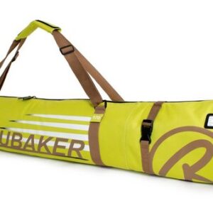 BRUBAKER Skitasche Carver Champion Ski Tasche - Hellgrün (Skibag für Skier und Skistöcke, 1-tlg., reißfest und schnittfest), gepolsterter Skisack mit Zipperverschluss