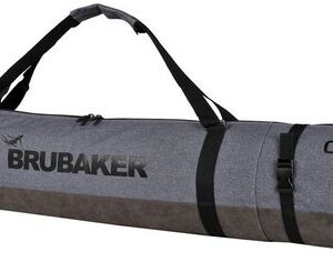 BRUBAKER Skitasche Carver Pro Performance Ski Tasche (Skibag für Skier und Skistöcke, 1-tlg., reißfest und schnittfest), gepolsterter Skisack mit Zipperverschluss