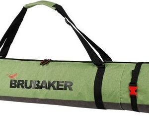 BRUBAKER Skitasche Carver Pro Performance Ski Tasche (Skibag für Skier und Skistöcke, 1-tlg., reißfest und schnittfest), gepolsterter Skisack mit Zipperverschluss