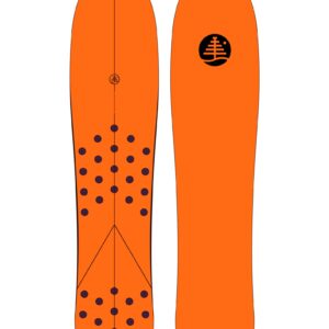 Burton Family Tree Backseat Driver Pow Surfing Snowboard, 140