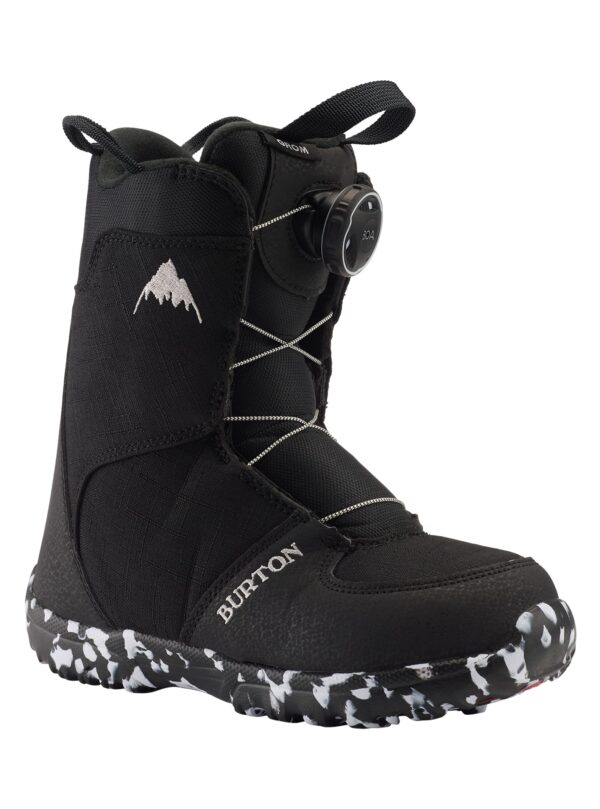 Burton Kids' Grom BOA® Snowboard Boots, Black, 11C