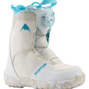 Burton Kids' Grom BOA® Snowboard Boots, White, 13C