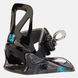 Burton Kids' Grom Disc Snowboard Bindings, Black, M