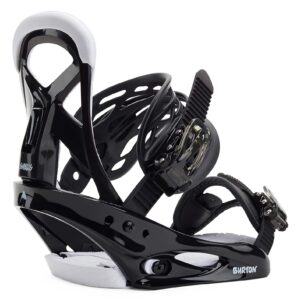 Burton Kids' Smalls Re:Flex Snowboard Bindings, Black, L