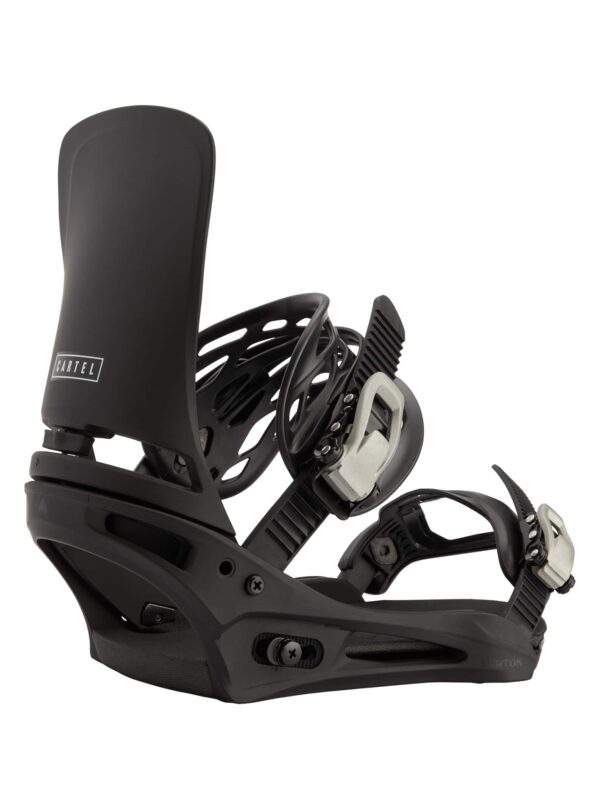 Burton Men's Cartel Re:Flex Snowboard Bindings, Black, M