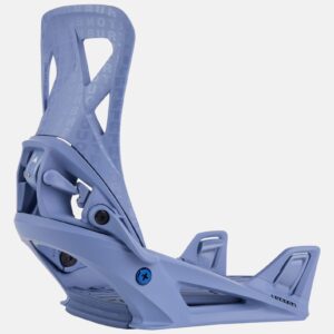 Burton Men's Step On® Re:Flex Snowboard Bindings, Slate Blue / Logo, M