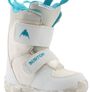 Burton Toddlers' Mini Grom Snowboard Boots, White, 10C