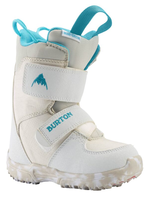 Burton Toddlers' Mini Grom Snowboard Boots, White, 10C