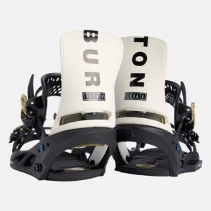 Burton Women's Lexa X EST® Snowboard Bindings, Black / Stout White / Logo, M