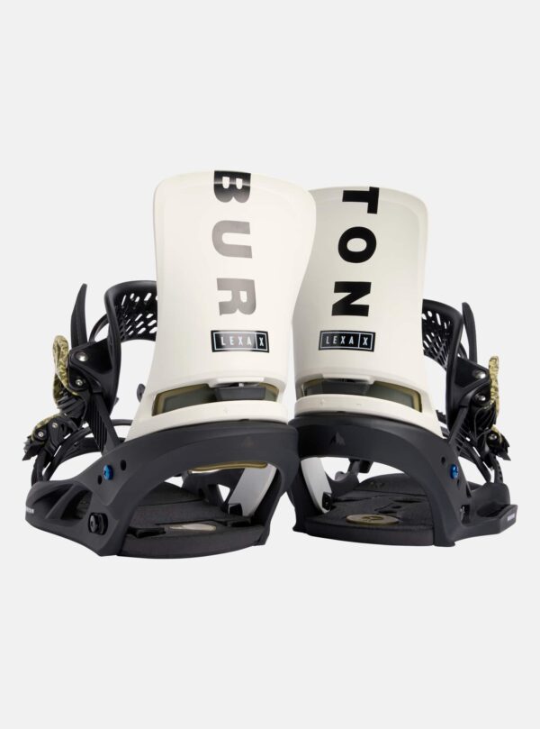 Burton Women's Lexa X EST® Snowboard Bindings, Black / Stout White / Logo, M