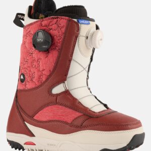 Burton Women's Limelight BOA® Snowboard Boots, Red / Stout White, 5.0