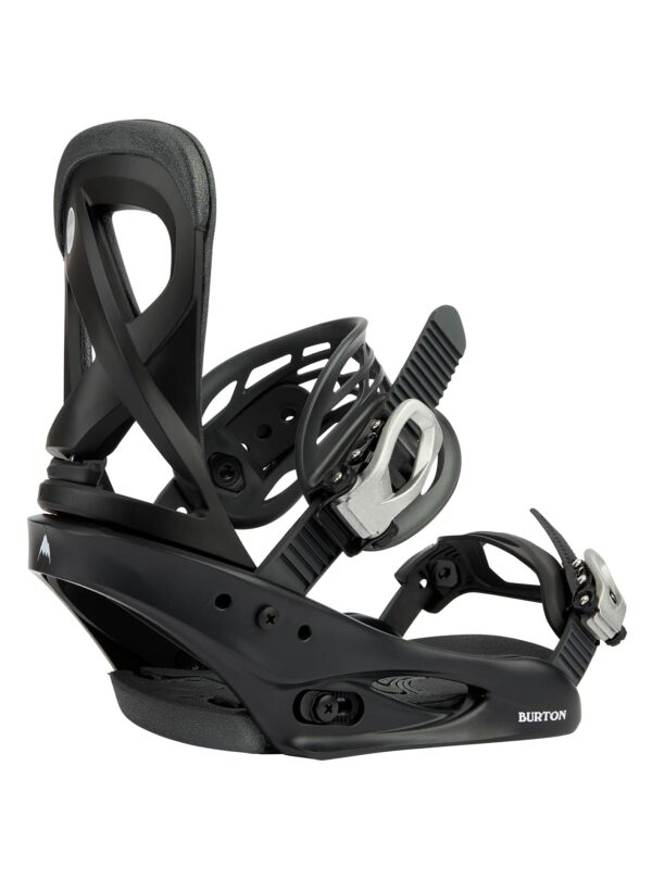 Burton Women's Scribe Re:Flex Snowboard Bindings, Black, M