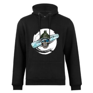 Cotton Prime® Kapuzensweatshirt Skull on Snowboarding