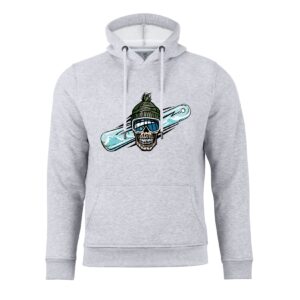 Cotton Prime® Kapuzensweatshirt Skull on Snowboarding