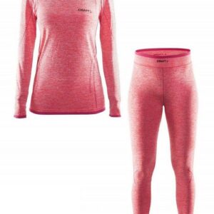 Craft Funktionsshirt Craft Active Comfort Set 2 tlg Skiunterwäsche Damen crush 2 teiliges Set