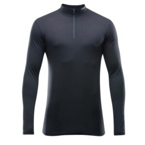 Devold of Norway Breeze Merino 150 Zip Neck M Herren (Schwarz XL ) Skiunterwäsche