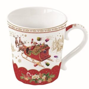 EasyLife Becher CHME1234 - Christmas Memories "Santa/Schlitten", -340 ml-