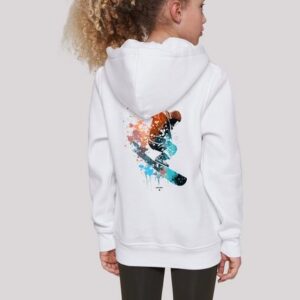 F4NT4STIC Kapuzenpullover Snowboarder Print