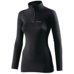 Falke Wool-Tech Warm Langarmshirt Damen Merinoshirt (Schwarz S ) Skiunterwäsche