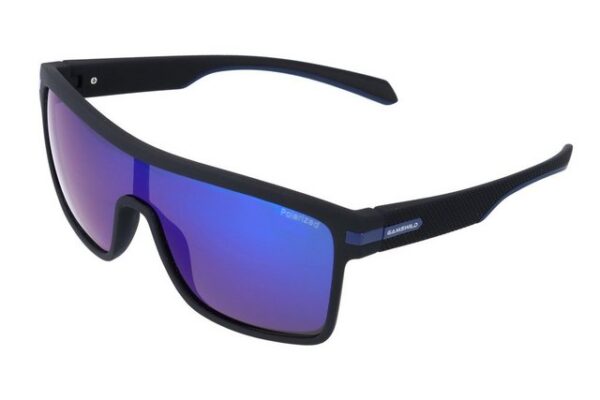 Gamswild Monoscheibensonnenbrille GAMSSTYLE Sonnenbrille Fahrradbrille Skibrille Damen Herren Unisex grau-grün, schwarz-blau / polarisiert