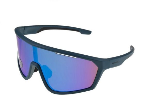 Gamswild Monoscheibensonnenbrille WS5838 Sonnenbrille Skibrille Fahrradbrille Damen Herren Unisex TR90 tolles Design, grün, blau, weiß