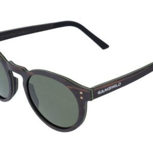 Gamswild Sonnenbrille UV400 GAMSSTYLE Holzbrille polarisierte Gläser Damen Herren Unisex, Modell WM0014 in braun, grau & G15