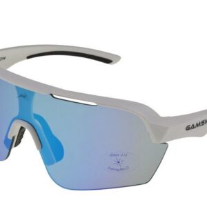 Gamswild Sportbrille UV400 Sonnenbrille Skibrille Fahrradbrille extra große Scheibe Damen, Herren Modell WS7138 in, pink, weiß, blau, schwarz, mintgrün