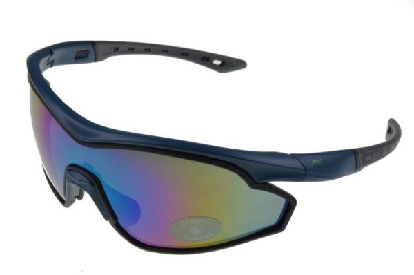 Gamswild Sportbrille WS7534 Sonnenbrille Damen Herren Fahrradbrille Skibrille Unisex, weiß, blau, grün, "Neuerscheinung 2022