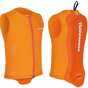 Komperdell Eco Junior Protector Vest Ski Snowboard Rückenprotektor orange