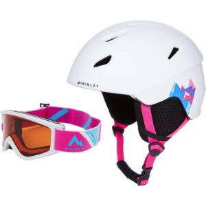 McKINLEY Kinder Skihelm mit Skibrille Pulse HS-016 Combo + Freeze 2.0