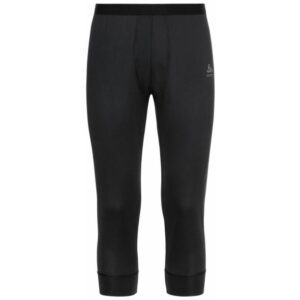 Odlo Active F-Dry Light ECO Bl Bottom 3/4 Pants M Herren Funktionsunterhose (Schwarz XXL ) Skiunterwäsche