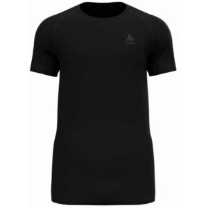 Odlo Active F-Dry Light ECO Bl Top Crew Neck S/S M Herren Funktionsunterhemd (Schwarz XL ) Skiunterwäsche