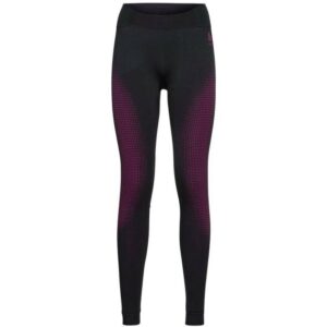 Odlo Performance Warm ECO BL Bottom Long Pants W Damen Funktionsunterhose (Fuchsia XL) Skiunterwäsche