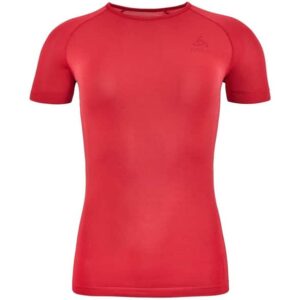 Odlo Performance X-Light ECO Bl Top Crew Neck S/S W Damen Funktionsunterhemd (Beere L ) Skiunterwäsche