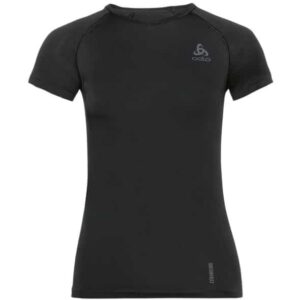 Odlo Performance X-Light ECO Bl Top Crew Neck S/S W Damen Funktionsunterhemd (Schwarz L ) Skiunterwäsche