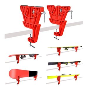 SkinRocks Ski Ultra Vise Racing Skispanner Alpin Snowboard Skihalterung red