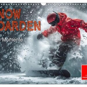 Snowboarden - tolle Momente (Wandkalender 2025 DIN A3 quer), CALVENDO Monatskalender