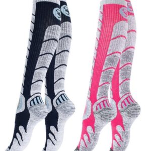 Stark Soul® Skisocken Ski & Snowboard Socken mit Spezialpolsterung, 2 Paar 2 Paar