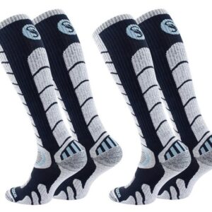 Stark Soul® Skisocken Ski & Snowboard Socken mit Spezialpolsterung, 2 Paar 2 Paar