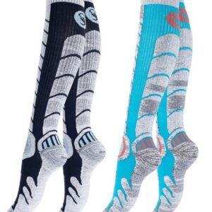 Stark Soul® Skisocken Ski & Snowboard Socken mit Spezialpolsterung, 2 Paar 2 Paar