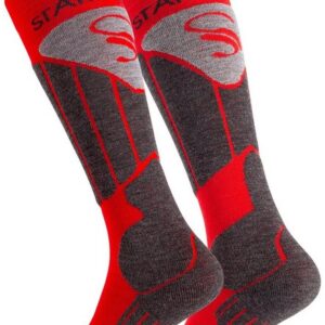 Stark Soul® Skisocken Skisocken - Funktionssocken mit Polsterung, Ski Snowboard Sportsocken Polsterungen, Komfortbündchen, anatomische Fußbett, verstärkte Belastungszonen