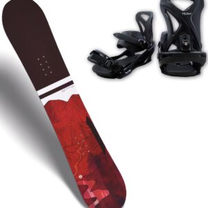 TRANS Snowboard "TRANS FR MAN RED 21/22", (Set)