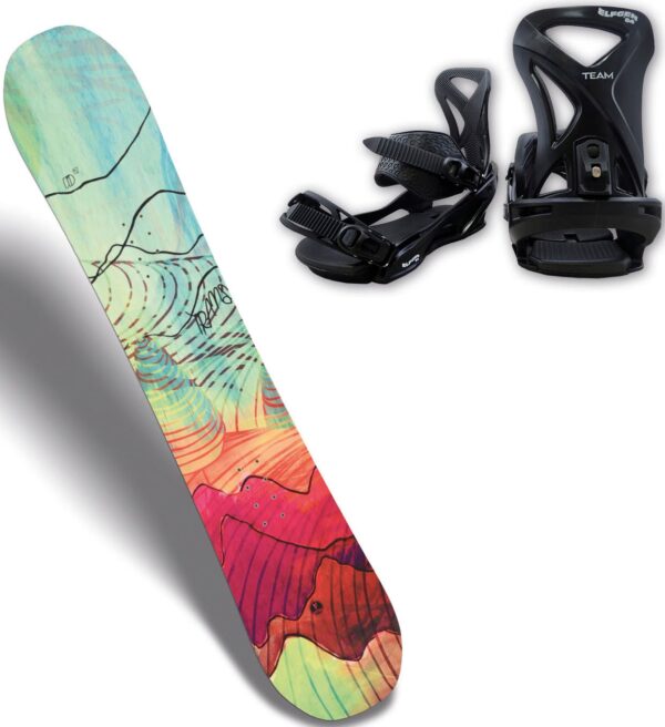 TRANS Snowboard "TRANS LTD WOMAN Multicolor 21/22", (Set)